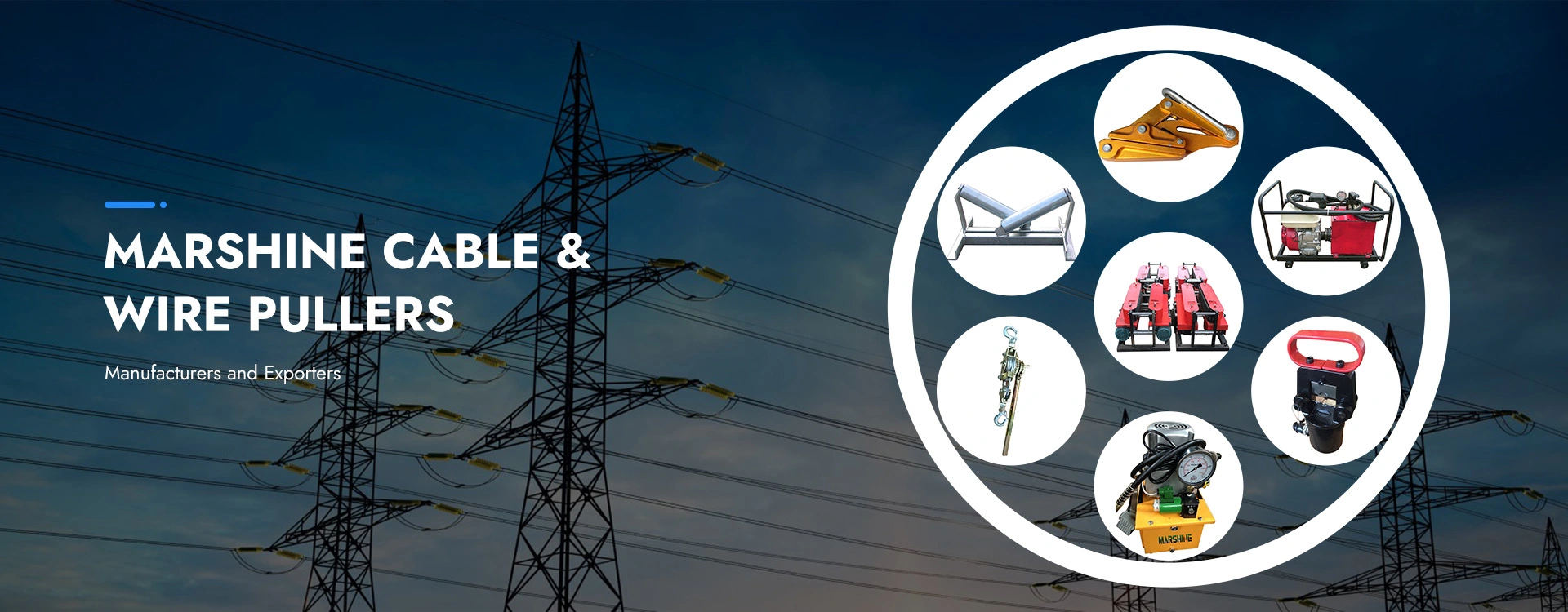 Kabeldragande vinsch tillverkad i Kina