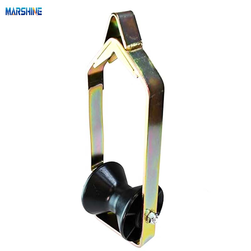 Hur man använder Marshine Overlash Cable Roller Aluminium Frame Nylon Cable String Block