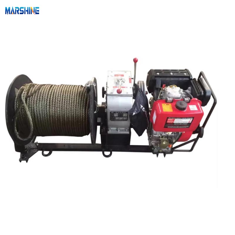 3T -motordriven dieselkabel Winch