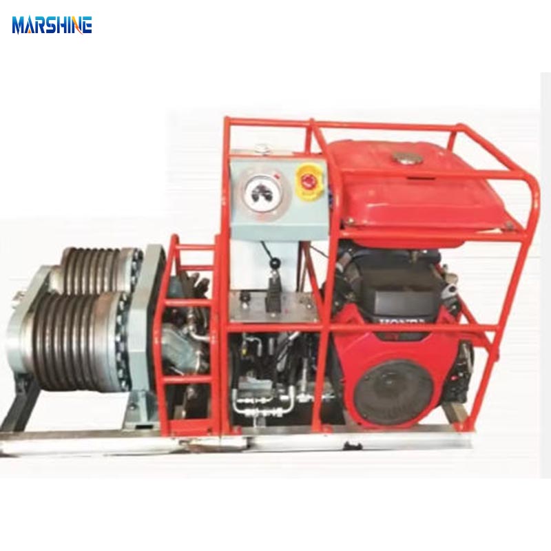 5ton Double Capstan bensinkabel Winch