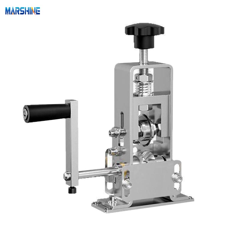 Handvevad stålram bärbar trådavisoleringsmaskin